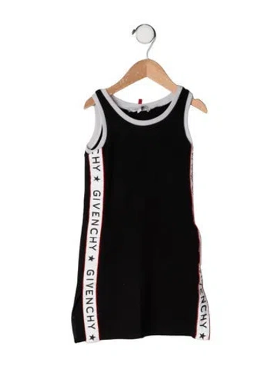 Pre-owned Givenchy Babies' Graphic Print Sleeveless Dress In Black