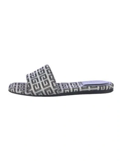 Pre-owned Givenchy Graphic Print Slides In Multicolor