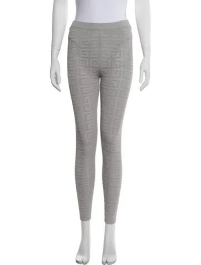 Pre-owned Givenchy Graphic Print Sweatpants In Grey