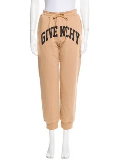 Pre-owned Givenchy Graphic Print Sweatpants In Neutral