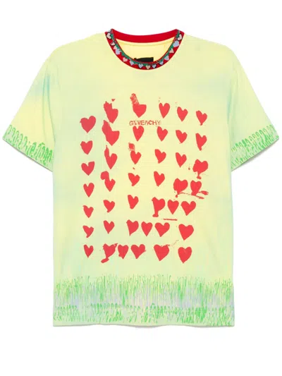 Givenchy T-shirt Mit Grafischem Print In Grün