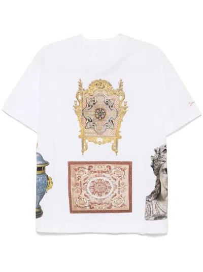 Givenchy Graphic-print T-shirt In Weiss