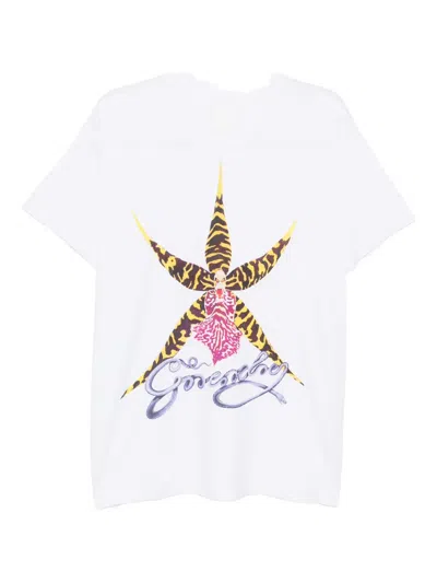 Givenchy Graphic-print T-shirt In White