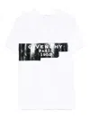 Givenchy White T-shirt With Lettering Logo On The Front In Cotton Woman In White