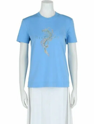 Pre-owned Givenchy Graphic Print T-shirt W/ Tags In Blue