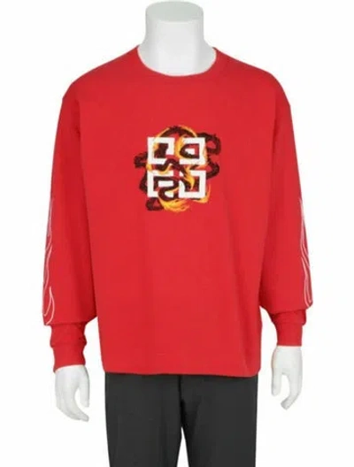 Pre-owned Givenchy Graphic Print T-shirt W/ Tags In Red