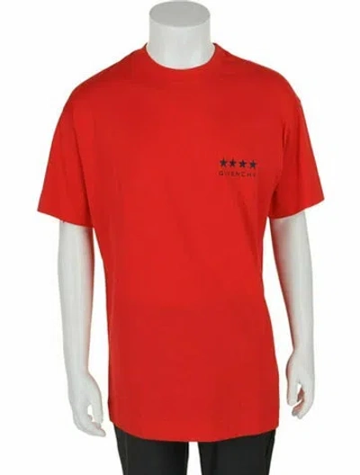 Pre-owned Givenchy Graphic Print T-shirt W/ Tags In Red