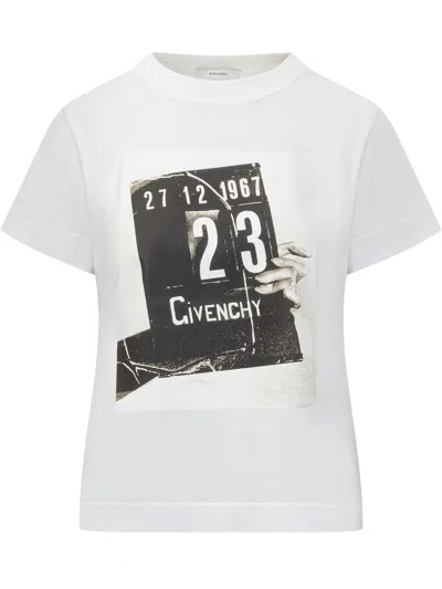 Givenchy Graphic Print T-shirt In White