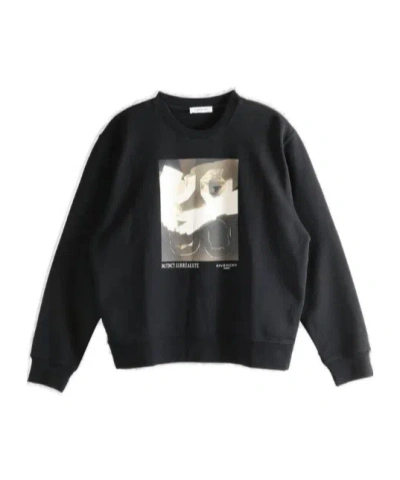 Givenchy Graphic Printed Crewneck Sweatshirt In Black
