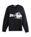 Givenchy Graphic Printed Long-sleeved T-shirt In Black