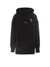 Givenchy Black Oversized Frame Print Hoodie In Black