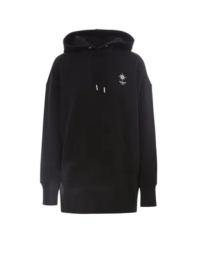 Givenchy Graphic Printed Oversized Hoodie In Black