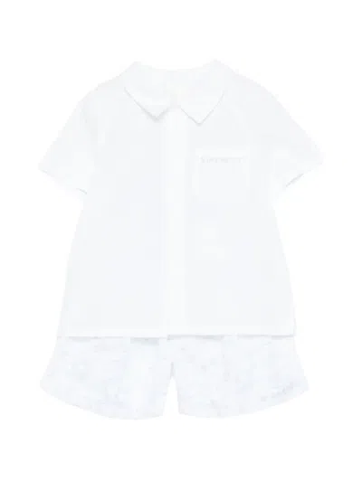 Givenchy Babies' Graphic Shorts Set In Blue