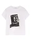 Givenchy Cotton T-shirt With Print On The Front In White