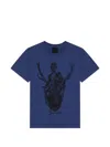 Givenchy T-shirt In Knit With Hubert Objects In Multi