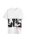 Givenchy T-shirt In Cotton With Photographic Negative Print In White