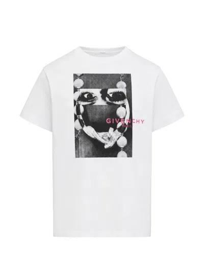 Givenchy Graphic-print T-shirt In White