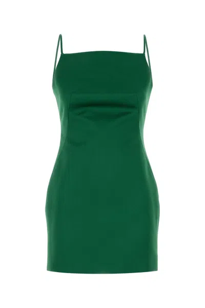 Givenchy Grass Green Satin Mini Dress