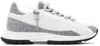Givenchy Zippered Sneakers Contrast Panels In 069-grey/white
