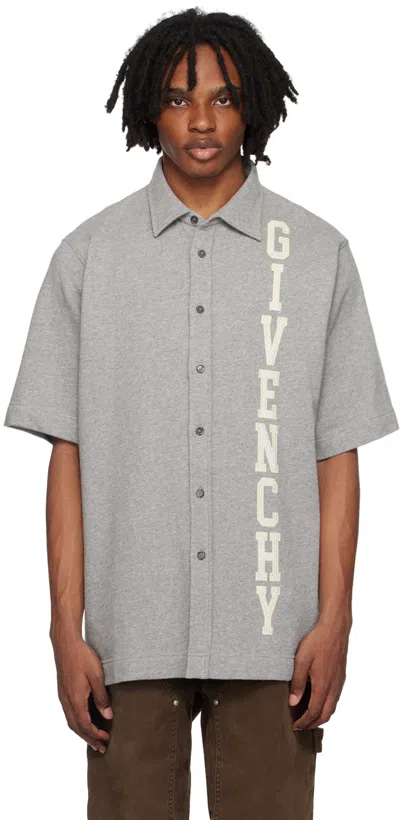 Givenchy Gray College Shirt In 055-light Grey