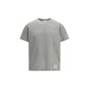 Givenchy Logo Patch Crewneck T-shirt In Gray