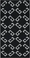 Givenchy Gray Double-faced Monogram Scarf In Gray