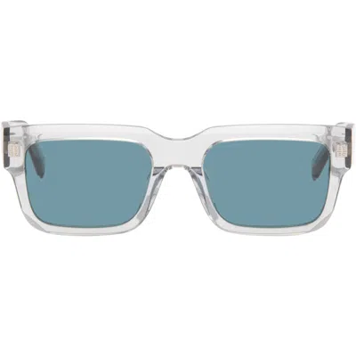 Givenchy Gray Gv Day Sunglasses In Metallic