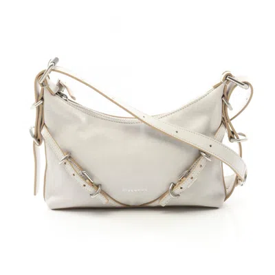 Givenchy Gray Leather Shoulder Bag