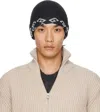 Givenchy Gray Monogram 1972 Reversible Beanie In Gray