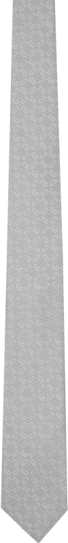 Givenchy Gray Monogram 1972 Tie In Gray