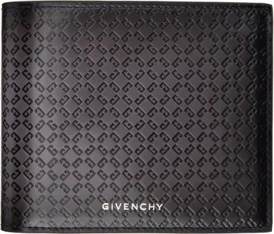Givenchy Gray Monogram 72 Leather Wallet In 021-dark Grey