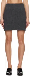 Givenchy Gray Pencil Miniskirt In Gray