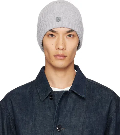 Givenchy Gray Ribbed Beanie