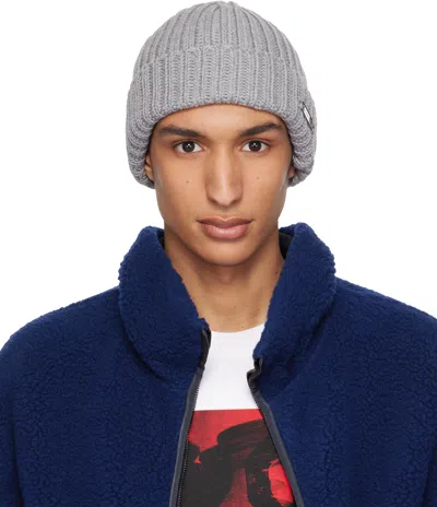 Givenchy Gray Safety Pin Beanie