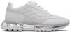 Givenchy Quilted Translucent-sole Sneakers In Gray