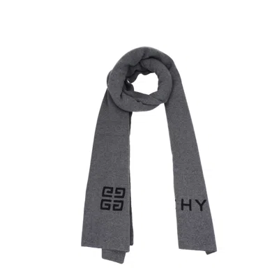 GIVENCHY GIVENCHY GRAY WOOL MEN'S SCARF