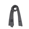 Givenchy Gray Wool Scarf In Purple