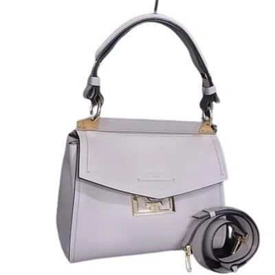 Pre-owned Givenchy Grayish Leather Handbag Shoulder Bag Tote Bag ()