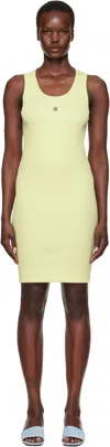 Givenchy Green 4g Tank Minidress In 330-pale Green