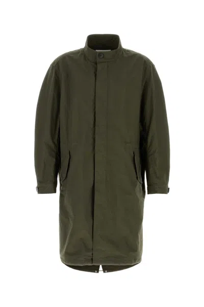 GIVENCHY GREEN COTTON BLEND JACKET