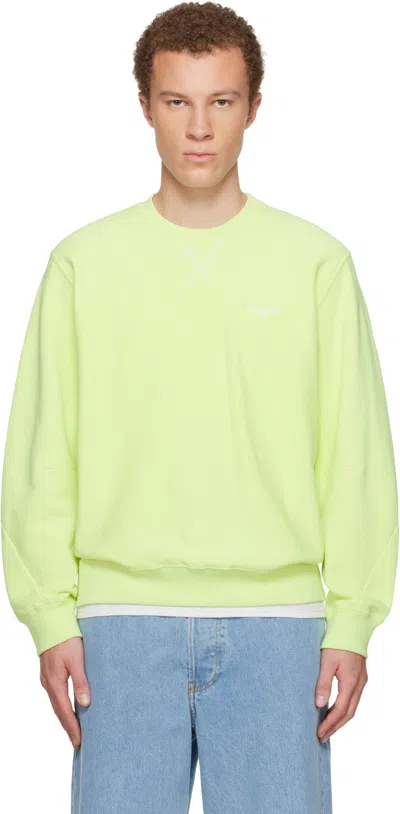 Givenchy Green Couture Seam Sweatshirt In Animal Print