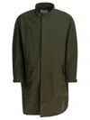 Givenchy Stamp Cotton-blend Raincoat In Green