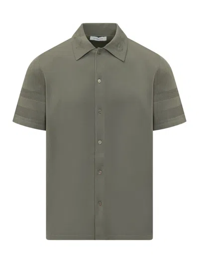 GIVENCHY GREEN REGULAR SOLID SHIRT