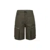 Givenchy Green Shorts For Boy With Logo In Green