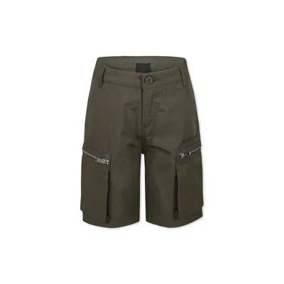 Givenchy Kids' Green Shorts For Boy With Logo