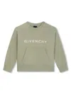 Givenchy Green Sweatshirt With  4g Logo In Anice