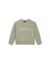 Givenchy Green Sweatshirt With  4g Logo In Green