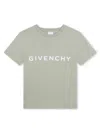 Givenchy Logo-print Organic-cotton T-shirt In Anice