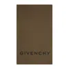 GIVENCHY GREEN WOOL AND CASHMERE MEN'S SCARF FOR FW23