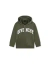 Givenchy Logo-print Zip-up Cardigan In Green